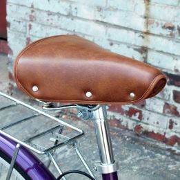 Retro Bicycle Seat PU Leather Cushion