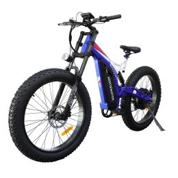 AOSTIRMOTOR 26" 1500W Electric Bike Fat Tire P7 48V 20AH Removable Lithium Battery for Adults S17-1500W (Color: as picture)