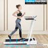 2.25HP Folding Treadmill Running Machine with Table Speaker Remote