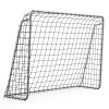6.55FT Football Goal with Field Ropes, Galvanized Pipe-Including Two Football-Goal for Kids and Adults,Silver