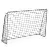 6.55FT Football Goal with Field Ropes, Galvanized Pipe-Including Two Football-Goal for Kids and Adults,Silver
