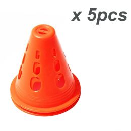 Skating Agility Cones; Indoor Outdoor Sports Flexible Cone Sets For Training; Party; Activity; Traffic; Drills; Basketball; Soccer (Color: Orange)