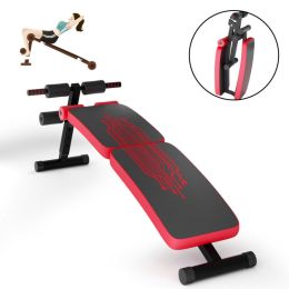 Gym Room Adjustable Height Exercise Bench Abdominal Twister Trainer (Color: Red)