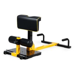 Home 8-in-1 Multifunctional Gym Squat Fitness Equipment (Color: Black & Yellow)
