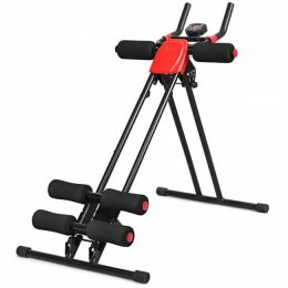 LCD Monitor Home Power Plank Abdominal Workout Equipment (Color: As the pictures shown)