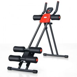 LCD Monitor Home Power Plank Abdominal Workout Equipment (Color: Black)