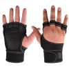 1 Pairs Unisex Weightlifting Training Gloves Fitness Sports Body Building Gymnastics Gym Hand Wrist Palm Protector Gloves