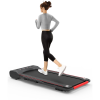 Under Desk Walking Pad Treadmill Foldable with Handlebar Remote Controll