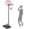 Portable Outdoor Adjustable Basketball Hoop System Stand