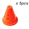 Skating Agility Cones; Indoor Outdoor Sports Flexible Cone Sets For Training; Party; Activity; Traffic; Drills; Basketball; Soccer